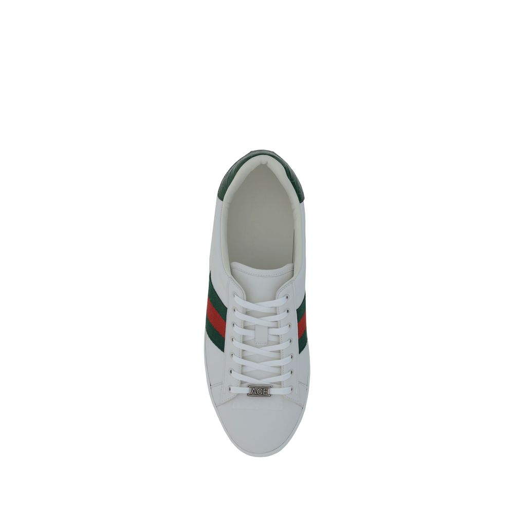 White Calf Leather Bos Taurus Low Top Sneakers-thumbmail-4