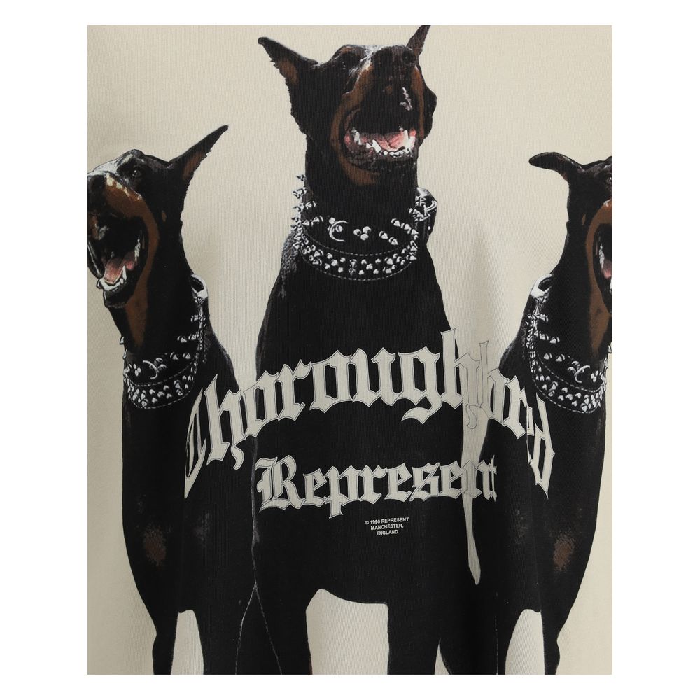 Beige Cotton T-Shirt-thumbmail-3