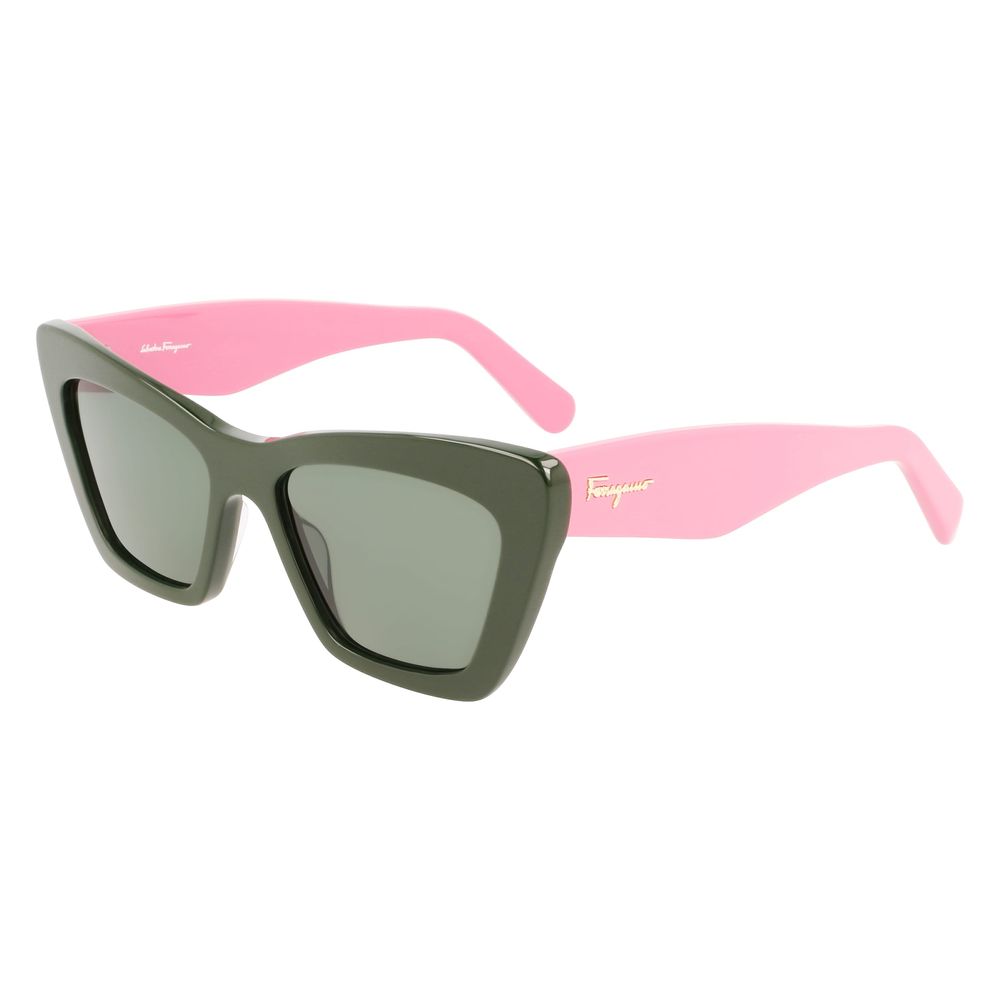 Bicolor Acetate Sunglasses Ferragamo