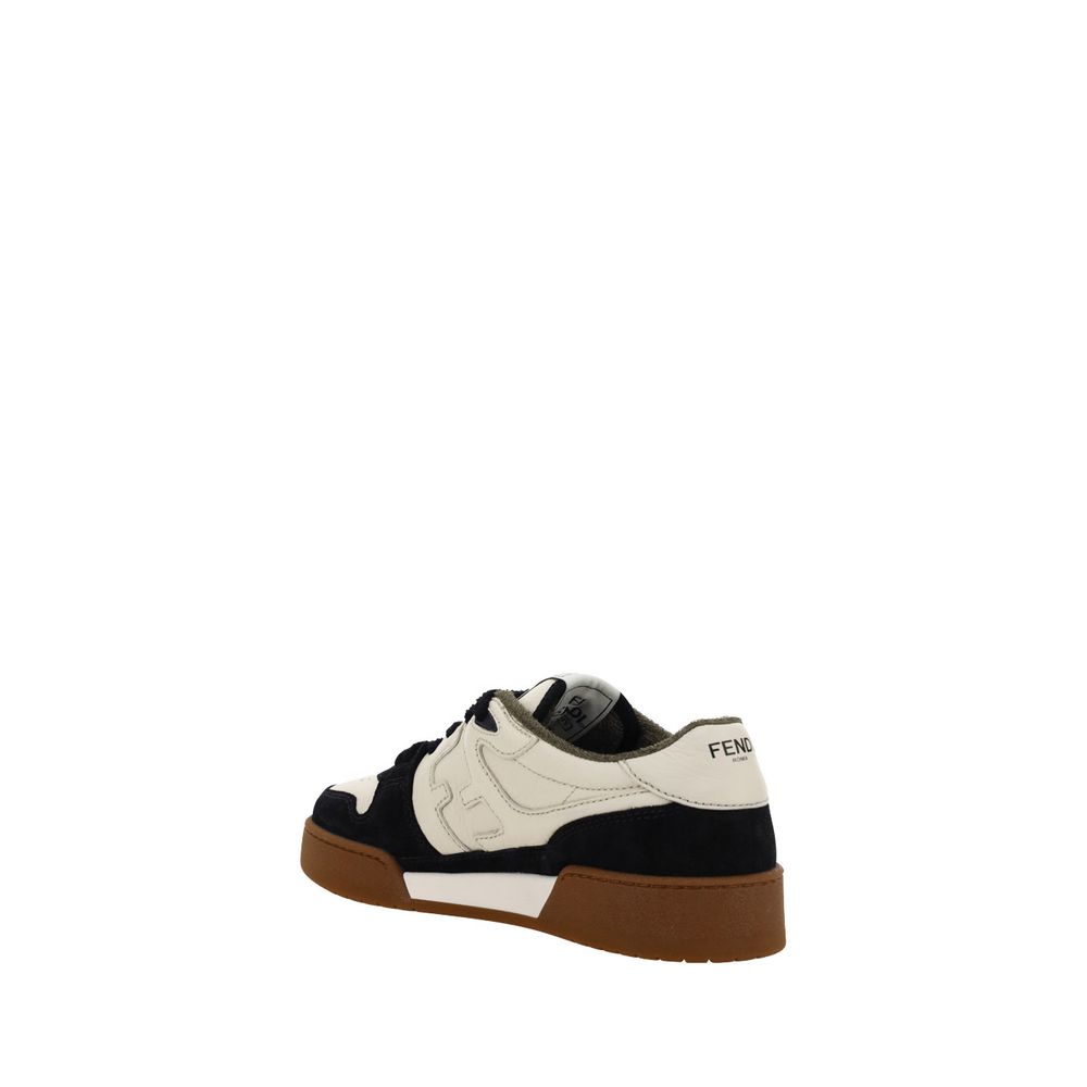 Black Calf Leather Bos Taurus Chunky Sneakers-thumbmail-3