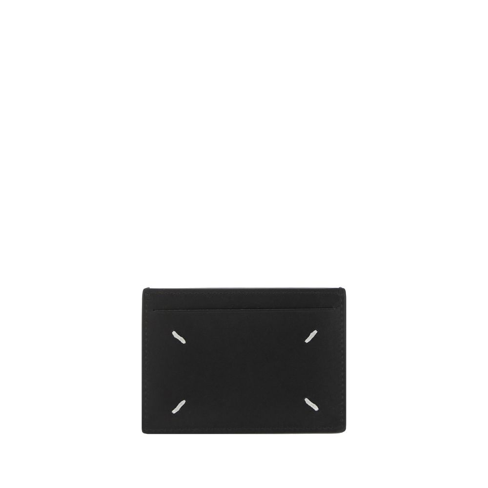 Black Calf Leather Bos Taurus Wallet Maison Margiela