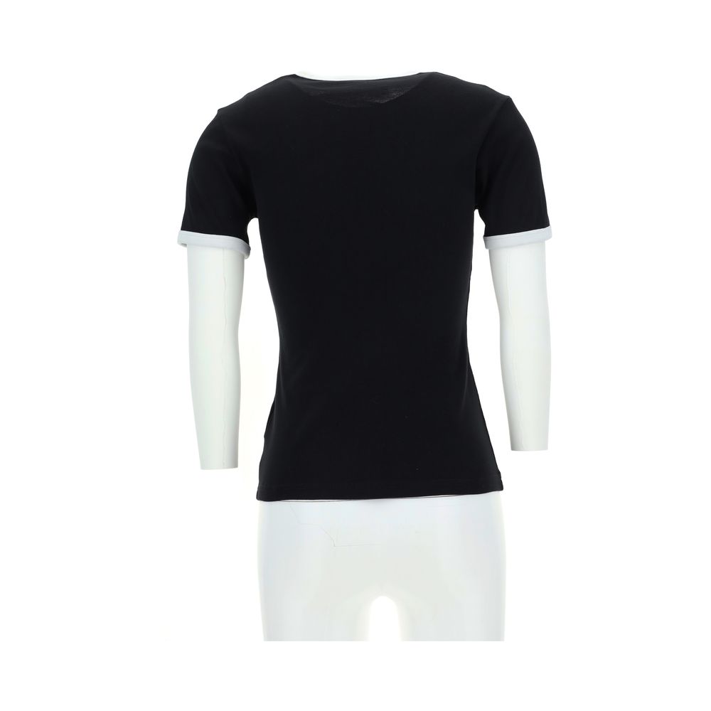 Black Cotton T-Shirt-thumbmail-3