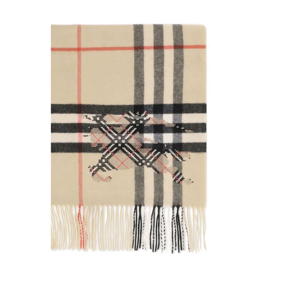 Beige Cashmere Scarf Burberry