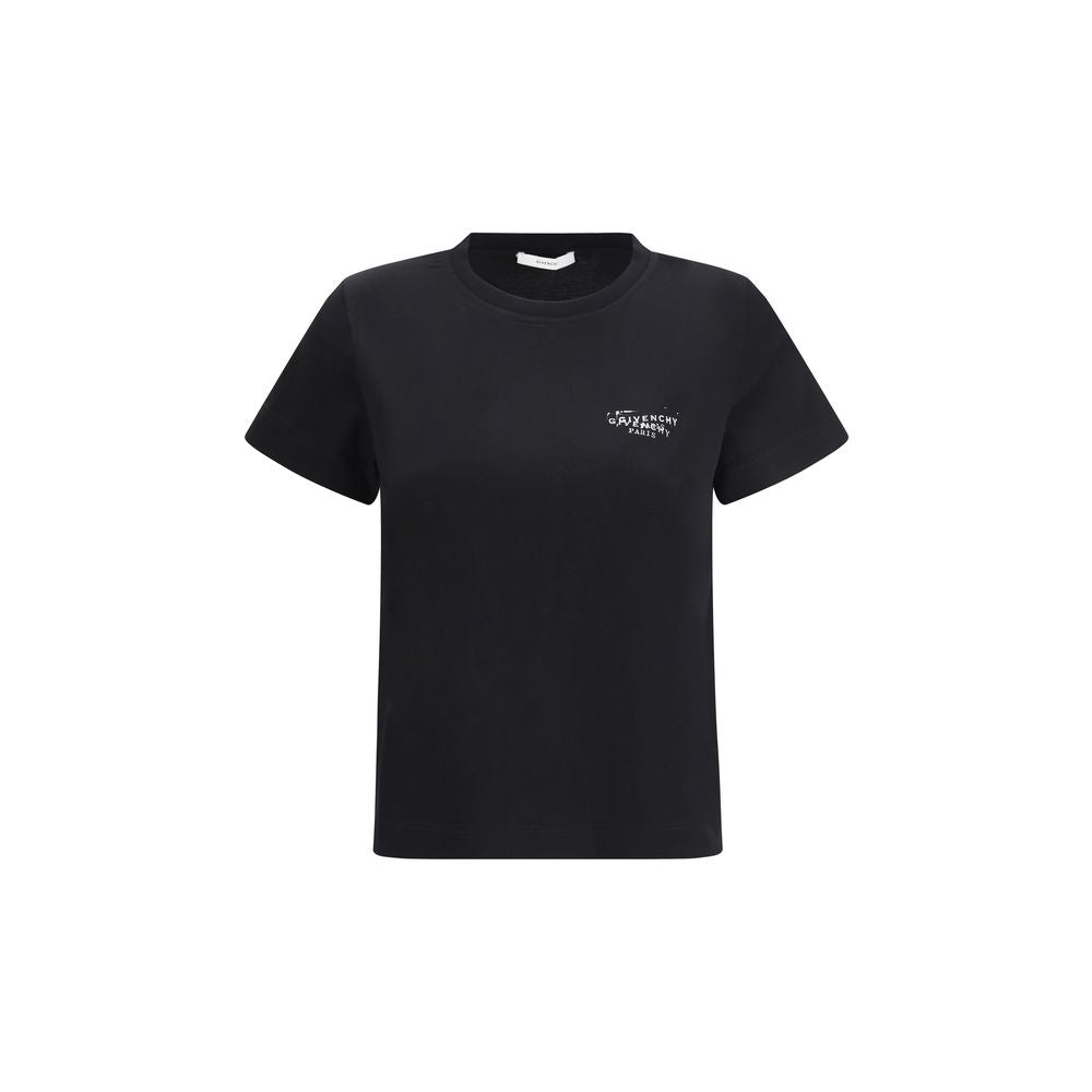 Givenchy - Address Logo Slim Fit T-Shirt Black