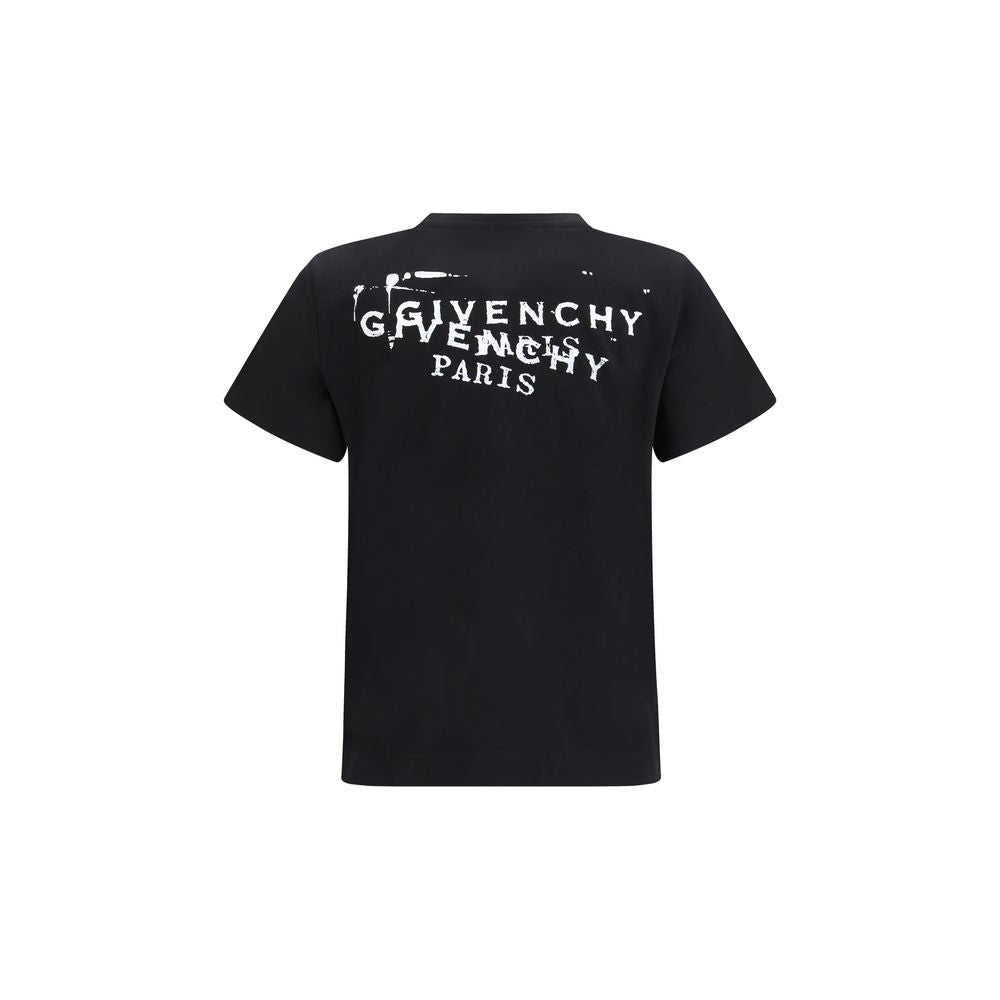 Givenchy - Address Logo Slim Fit T-Shirt Black