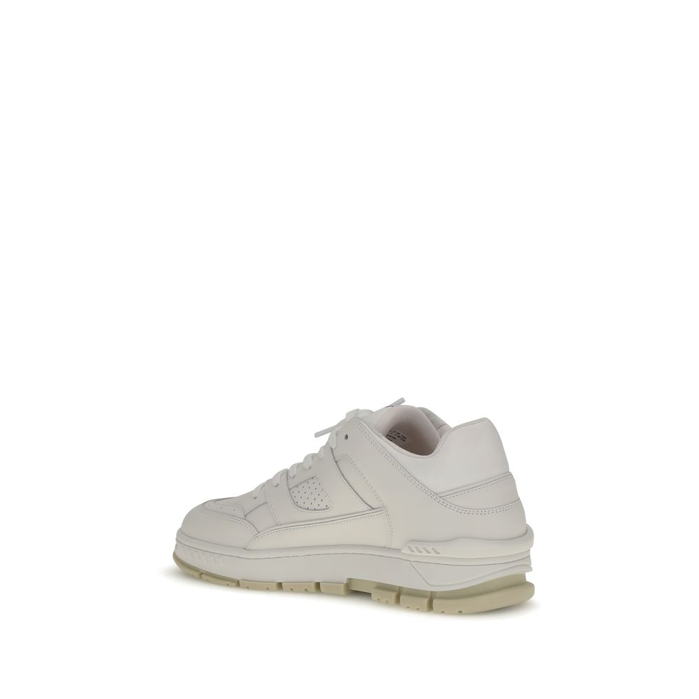 White Calf Leather Bos Taurus Low Top Sneakers-thumbmail-3