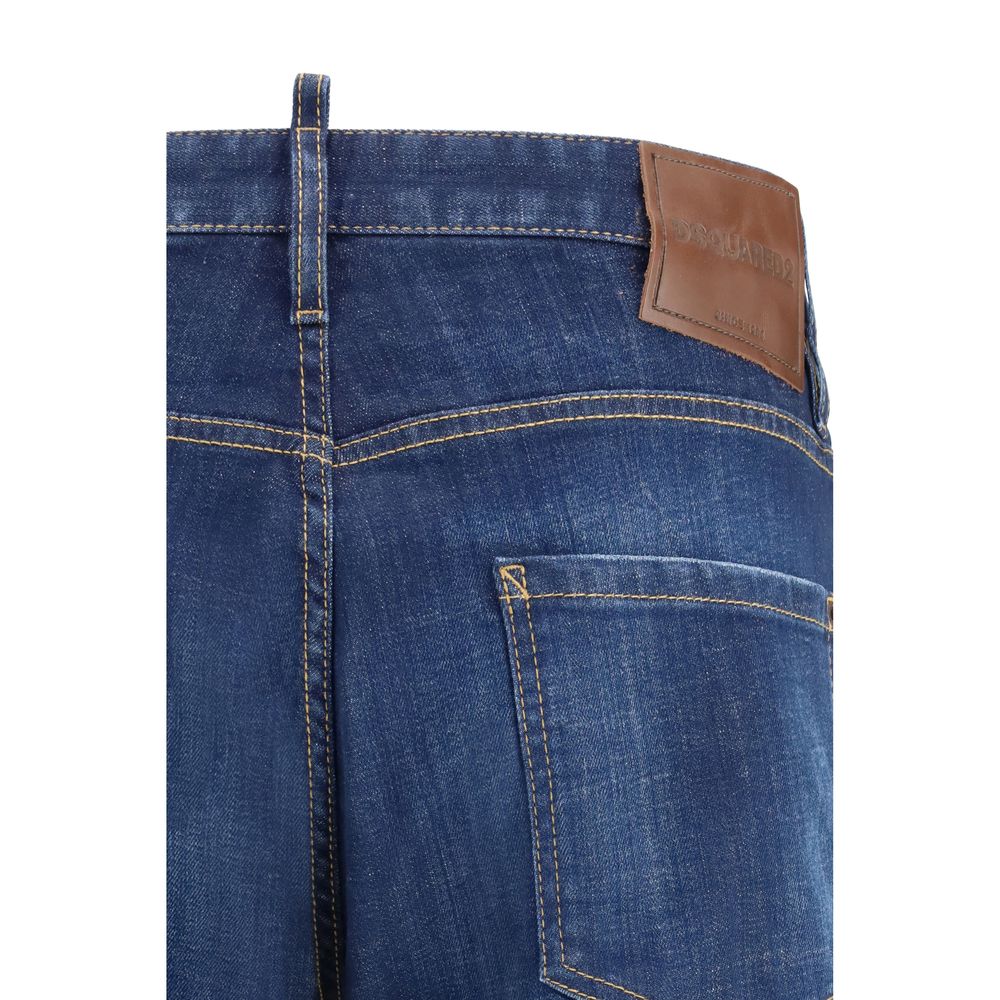 Blue Cotton Slim Fit Jeans-thumbmail-3