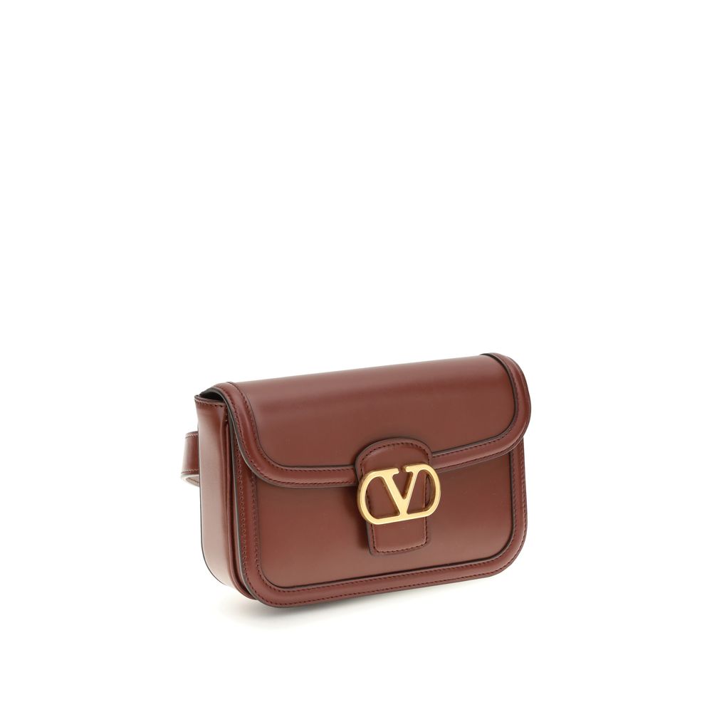 Bordeaux Calf Leather Bos Taurus Shoulder Bag