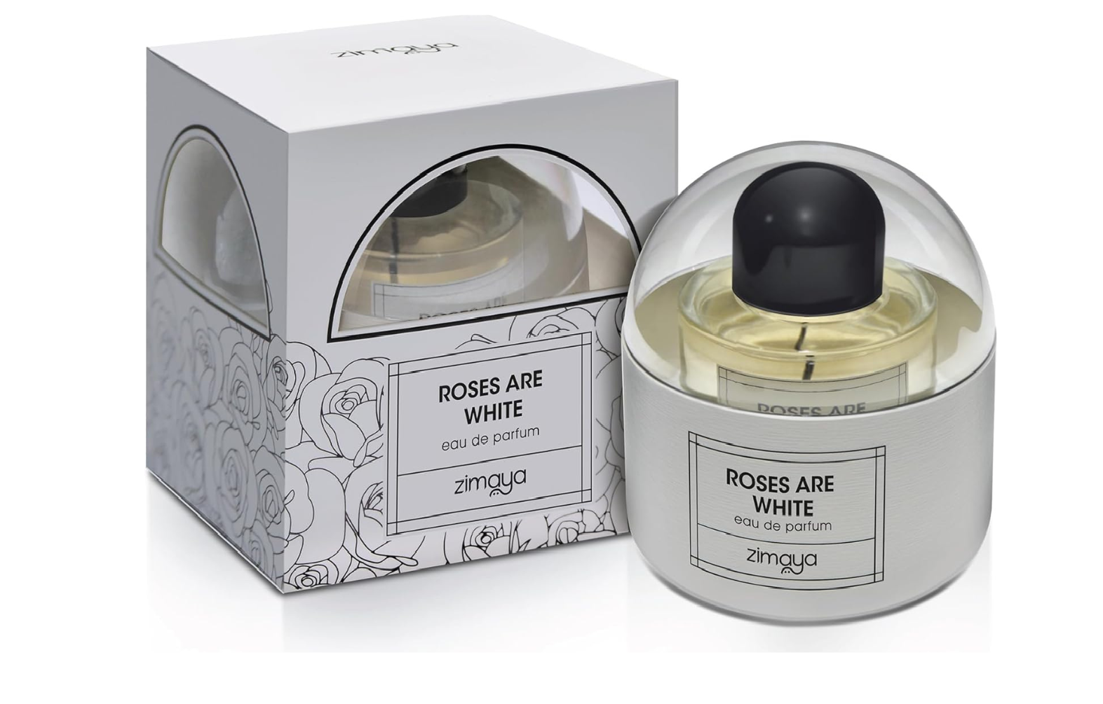 Afnan Zimaya Roses Are White Eau De Parfum Spray Afnan