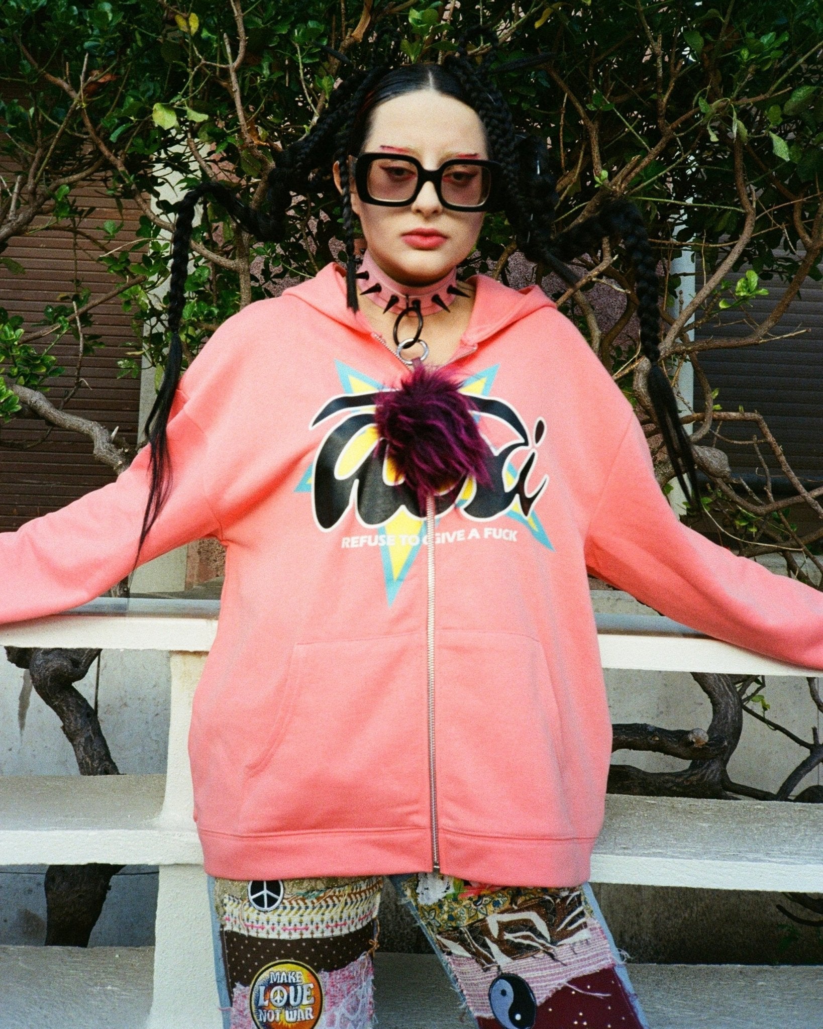 ACTI ZIP UP HOODIE - TIZZIL