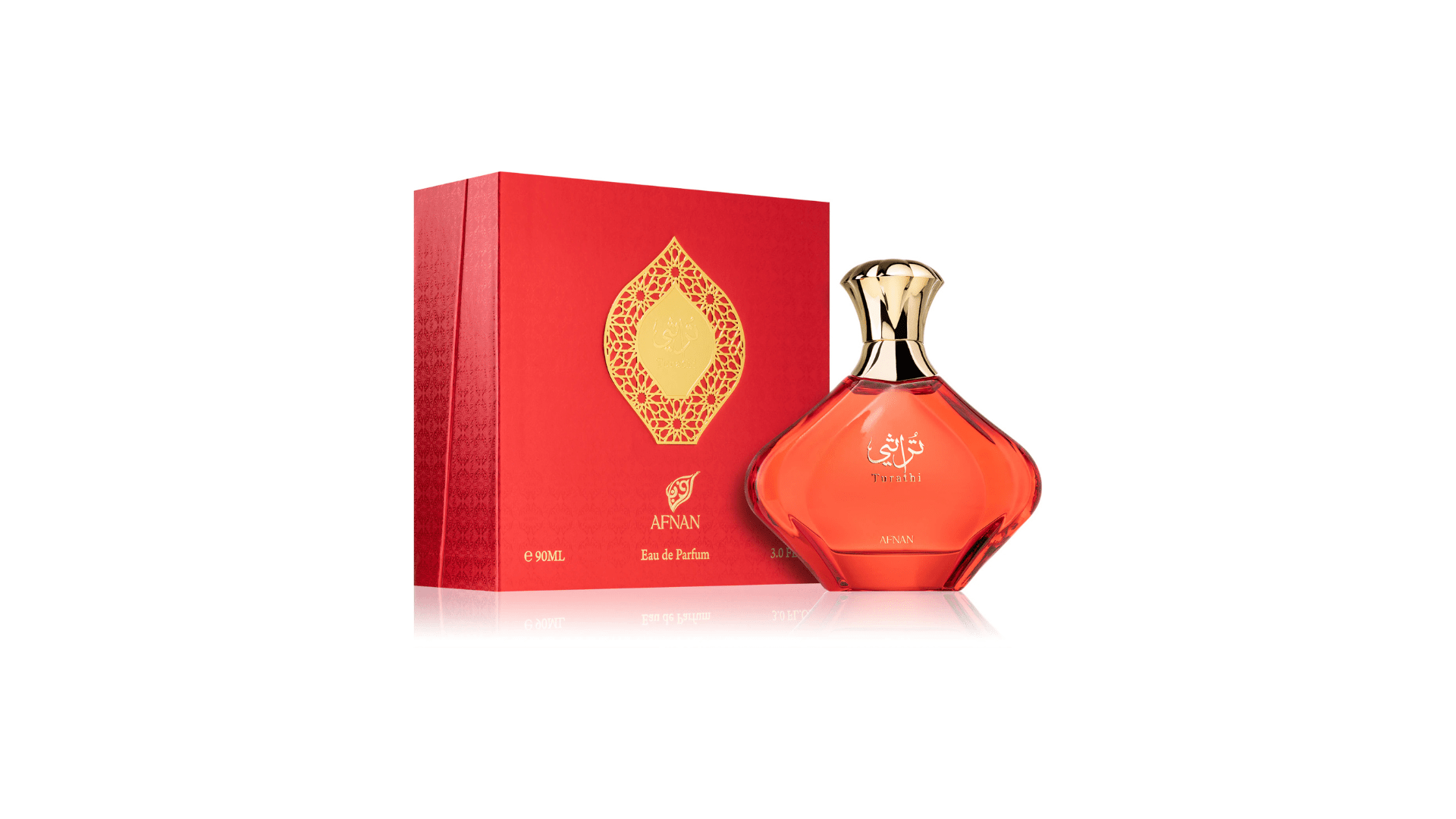 Afnan Turathi Red Eau De Parfum Spray - TIZZIL