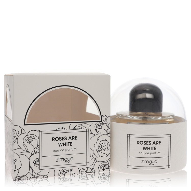 Afnan Zimaya Roses Are White Eau De Parfum Spray (Unisex) By Afnan - Size: 100 ml Eau De Parfum Spray - TIZZIL