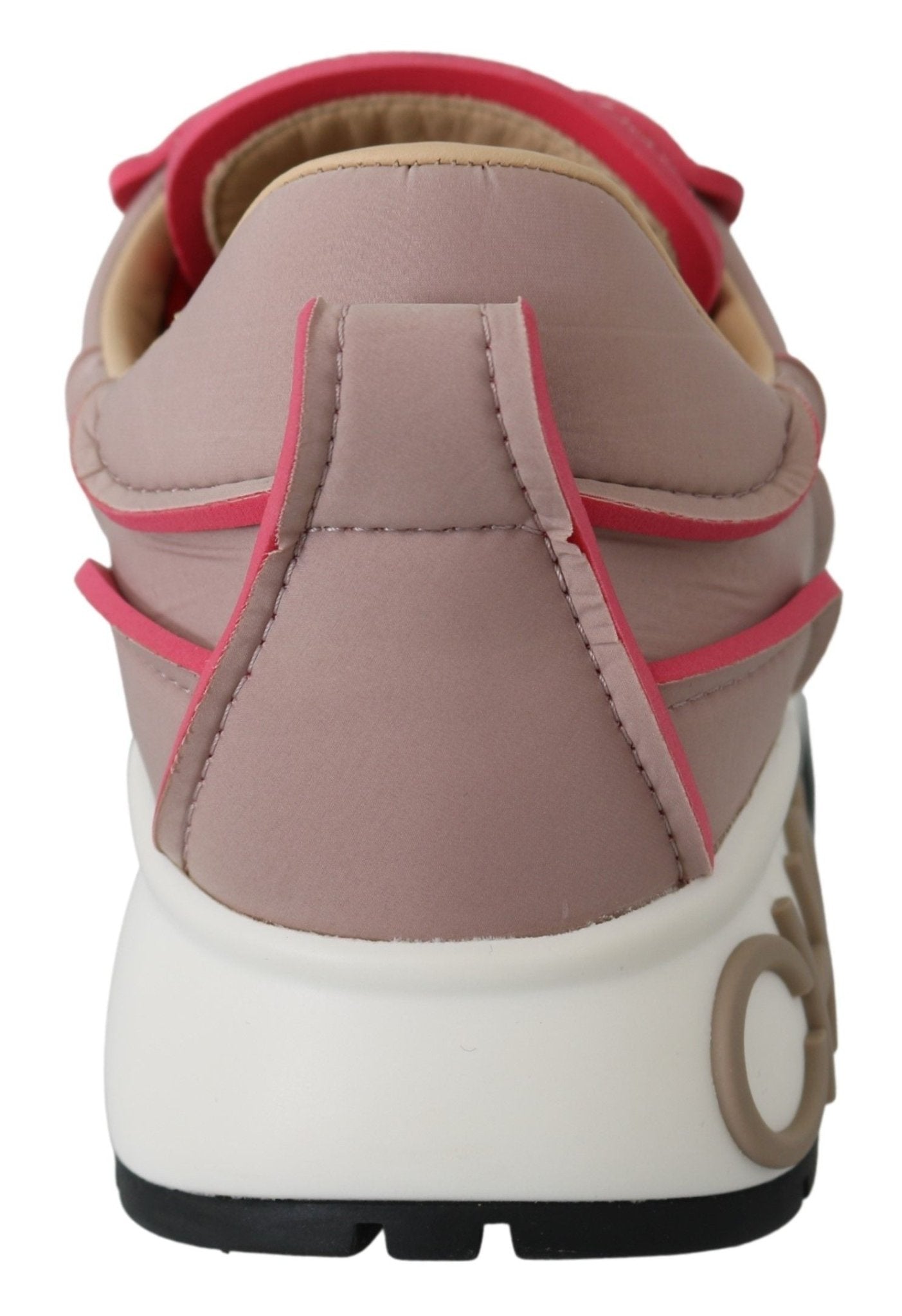 Ballet Pink and Red Raine Sneakers - TIZZIL