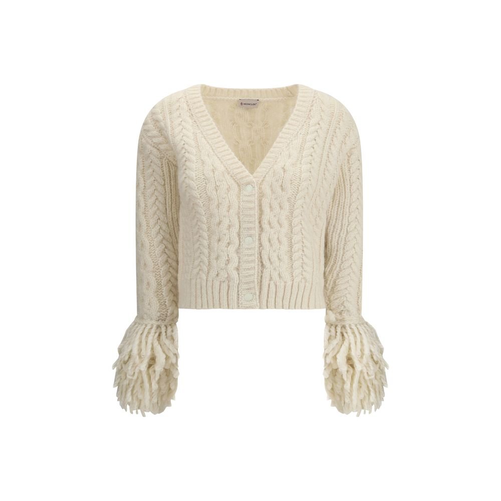 Beige Alpaca Vicugna Pacos Cardigan - TIZZIL