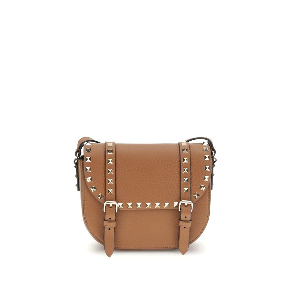 Beige Calf Leather Bos Taurus Shoulder Bag - TIZZIL