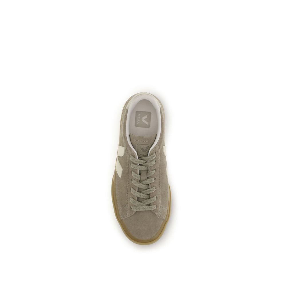 Beige Calf Leather Bos Taurus Sneakers - TIZZIL