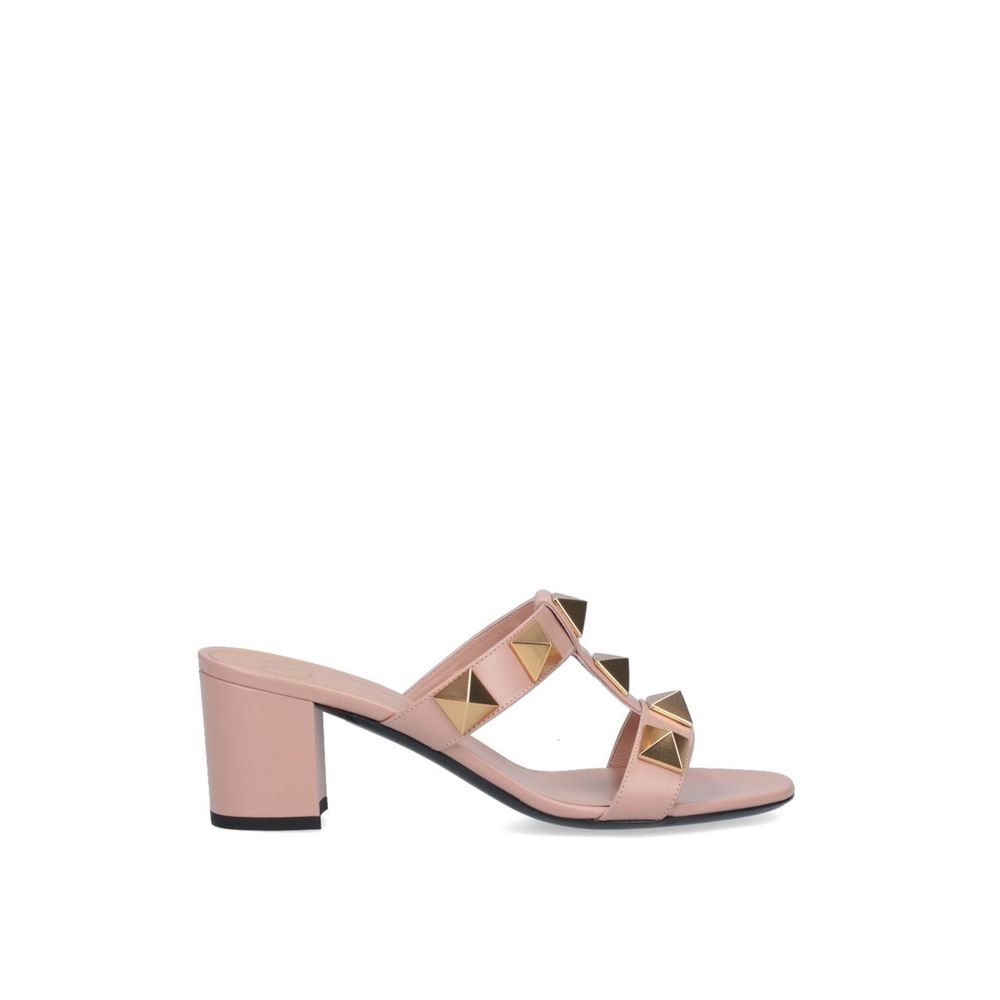 Beige Calfskin Platform Sandals - TIZZIL