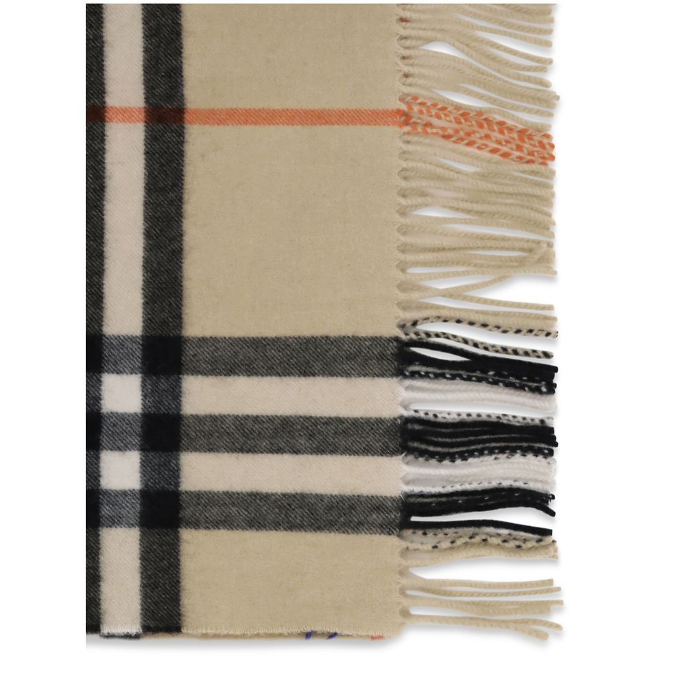 Beige Cashmere Scarf - TIZZIL