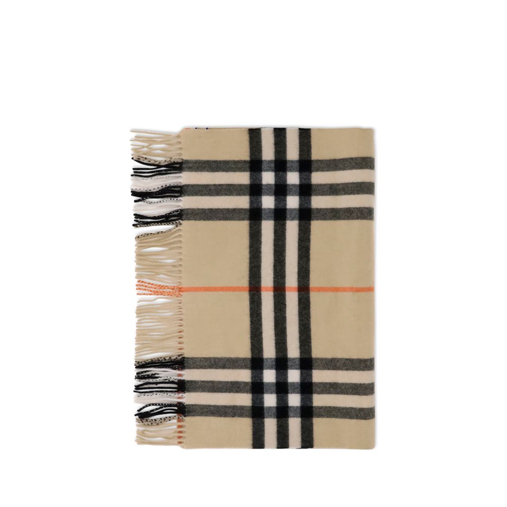 Beige Cashmere Scarf - TIZZIL
