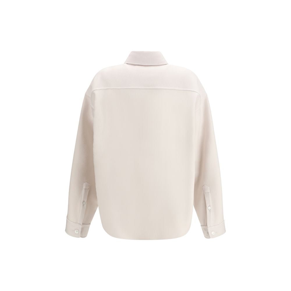 Beige Cashmere Shirt - TIZZIL