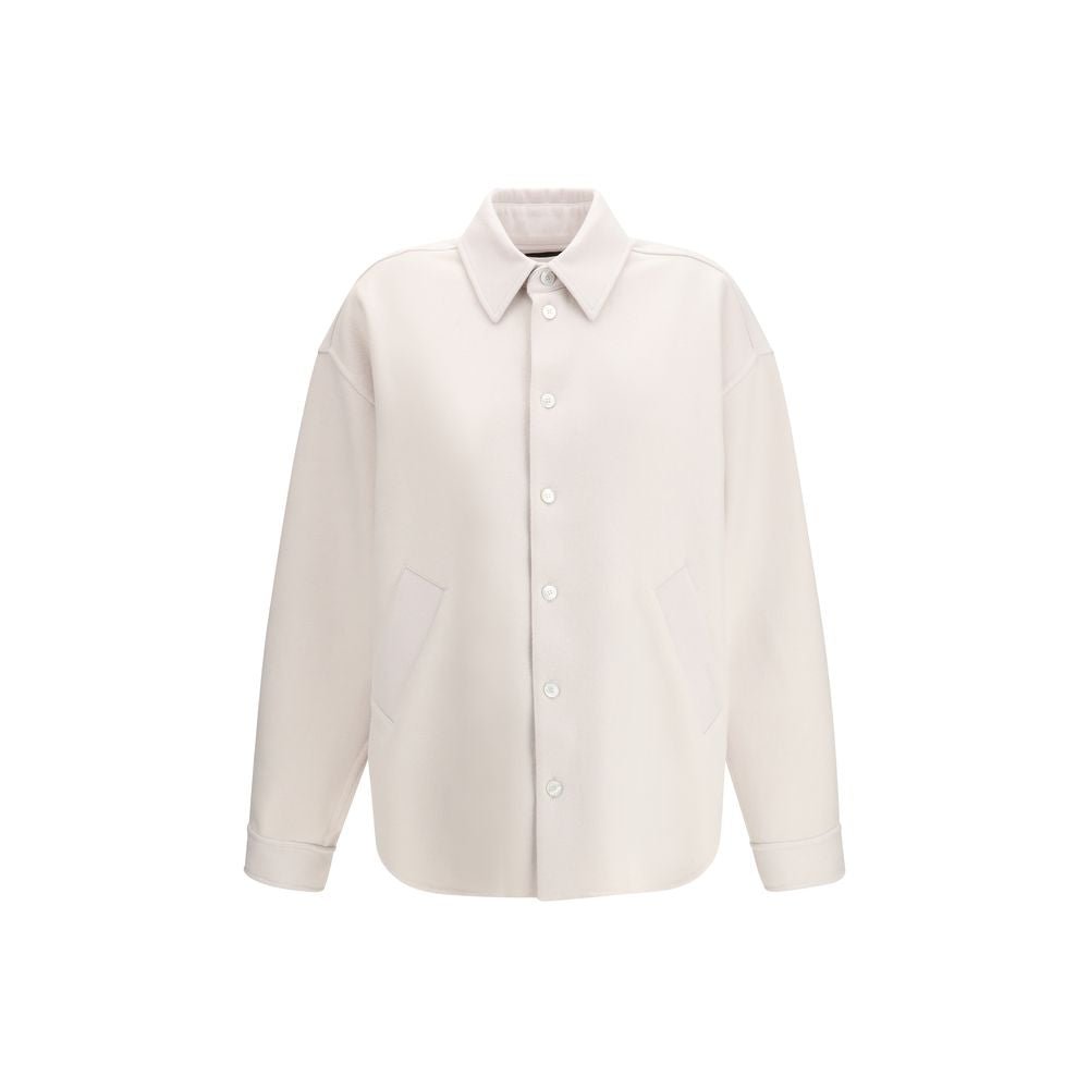 Beige Cashmere Shirt - TIZZIL