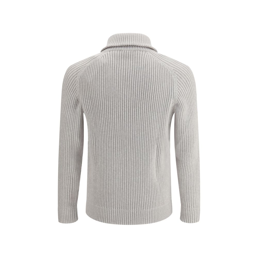 Beige Cashmere Sweatshirt - TIZZIL