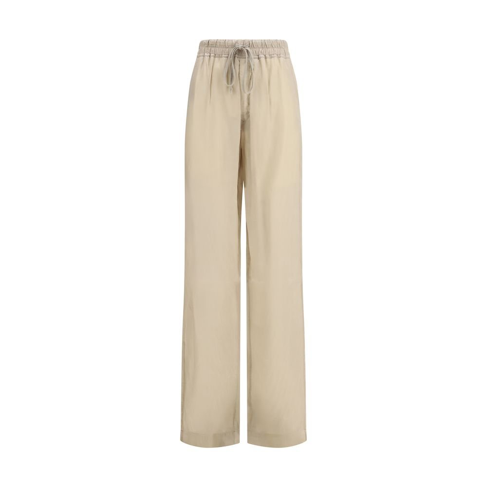Beige Copper Casual Pants - TIZZIL