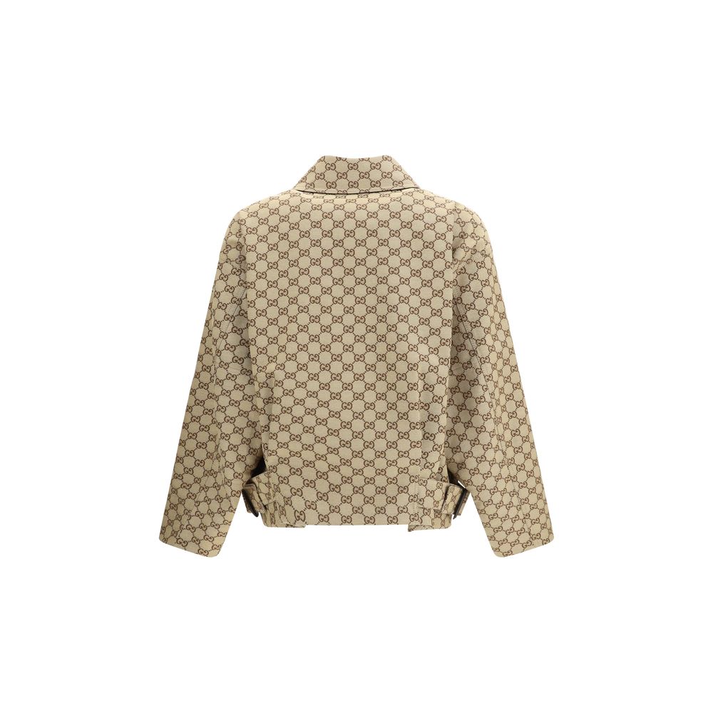 Beige Cotton Bomber - TIZZIL
