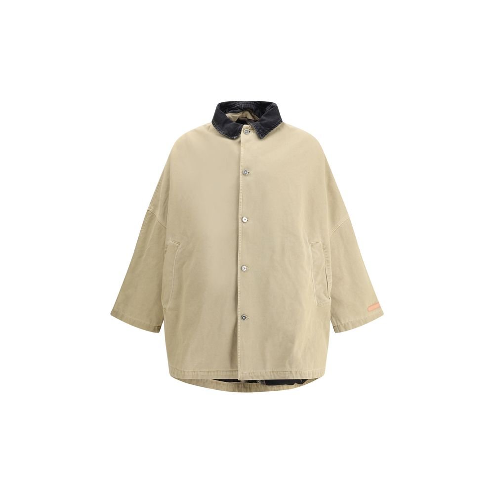 Beige Cotton Clothing - TIZZIL