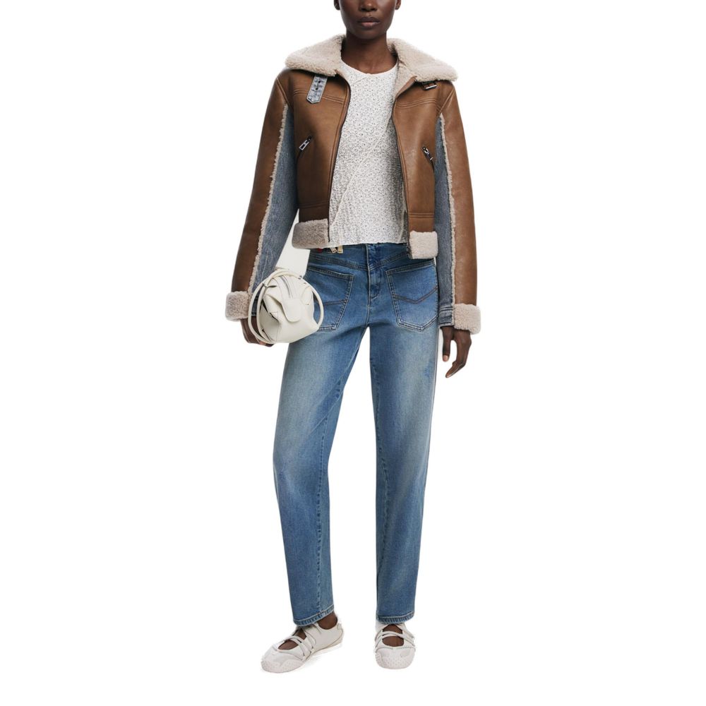 Beige Cotton Coat - TIZZIL