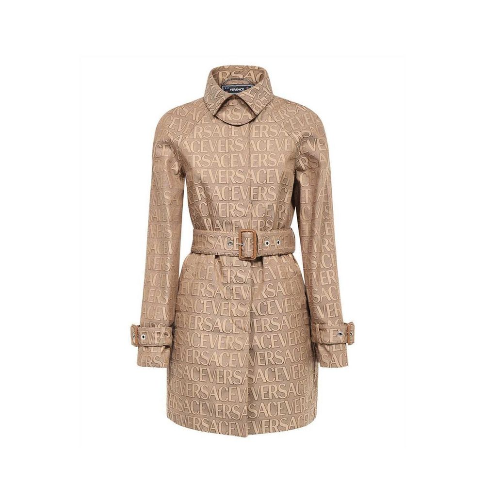 Beige Cotton Coat - TIZZIL