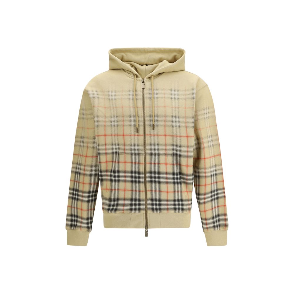 Beige Cotton Sweatshirt - TIZZIL