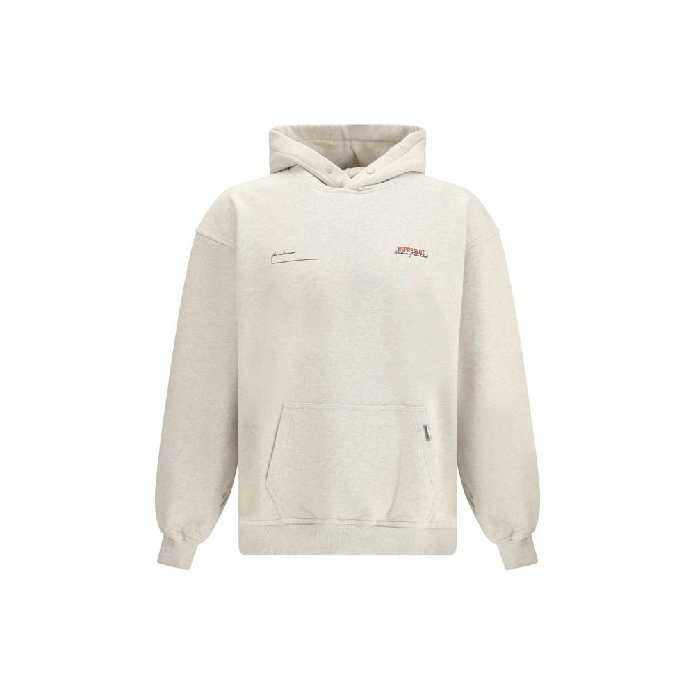 Beige Cotton Sweatshirt - TIZZIL