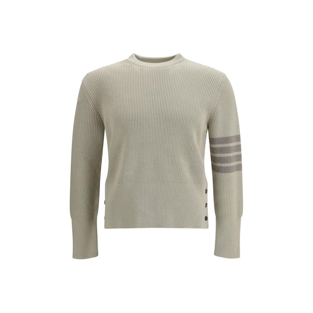 Beige Cotton Sweatshirt - TIZZIL
