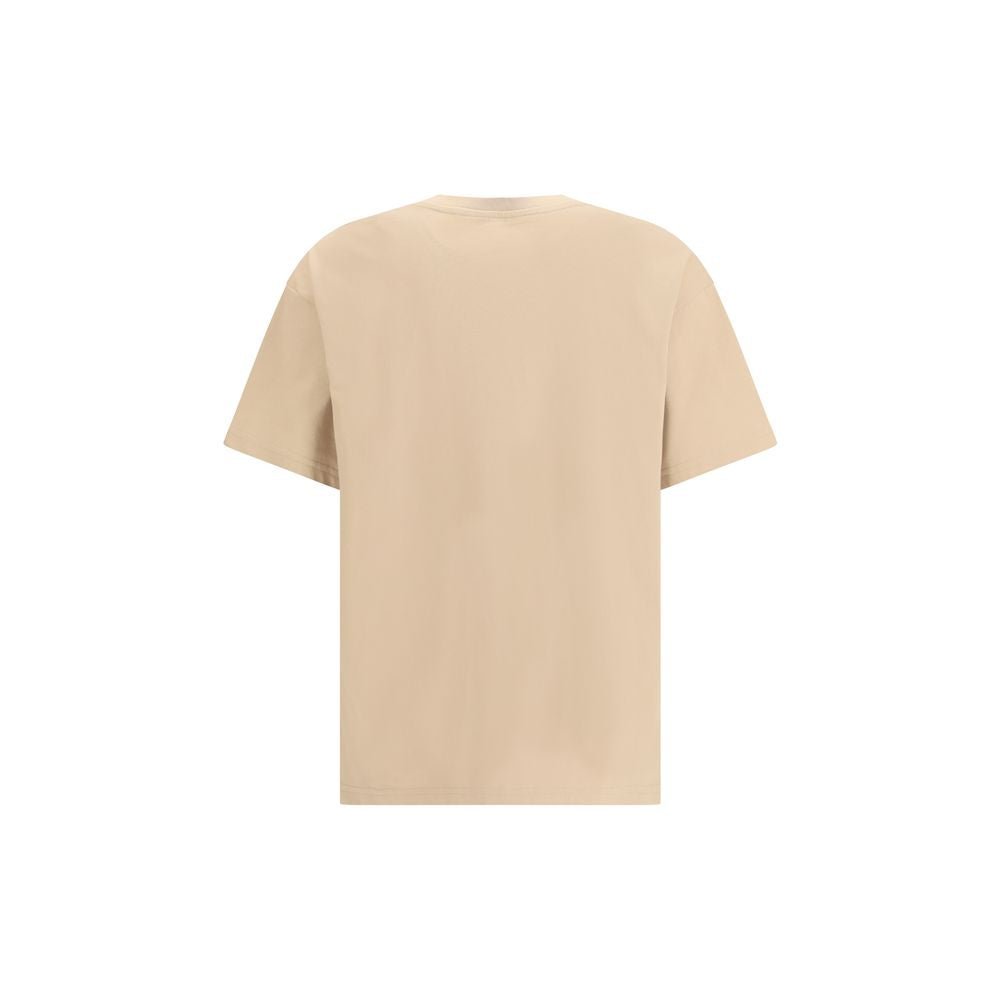 Beige Cotton T-Shirt - TIZZIL