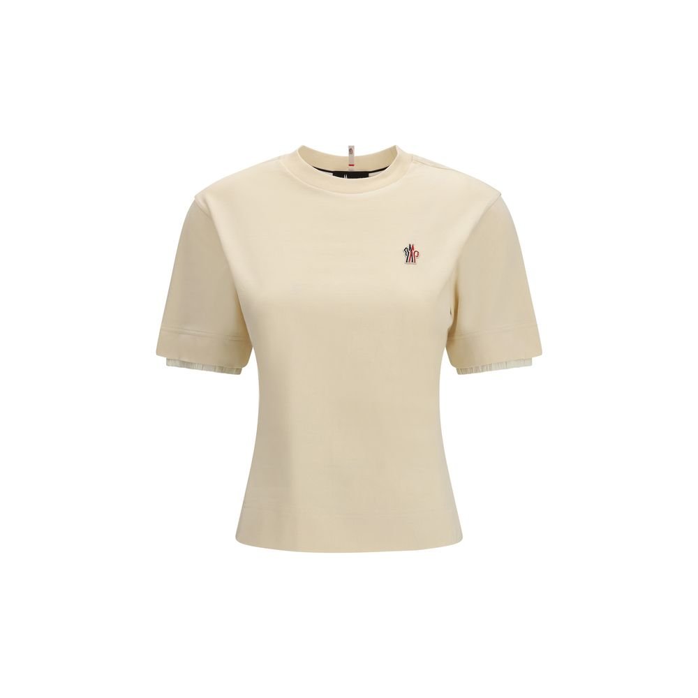 Beige Cotton T-Shirt - TIZZIL