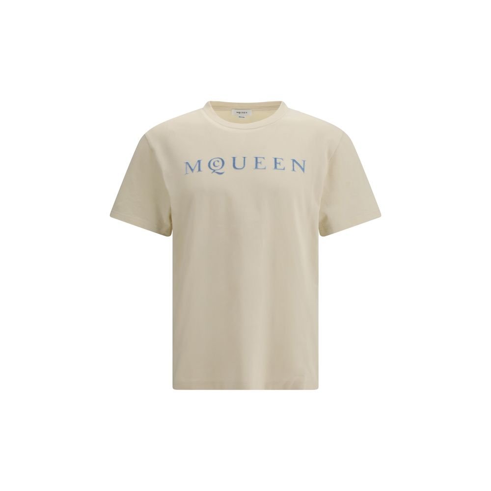 Beige Cotton T-Shirt - TIZZIL