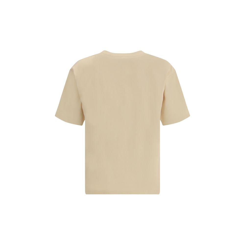 Beige Cotton T-Shirt - TIZZIL
