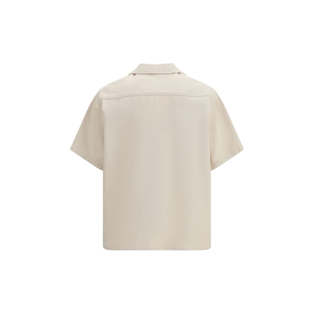 Beige Denim Shirt - TIZZIL