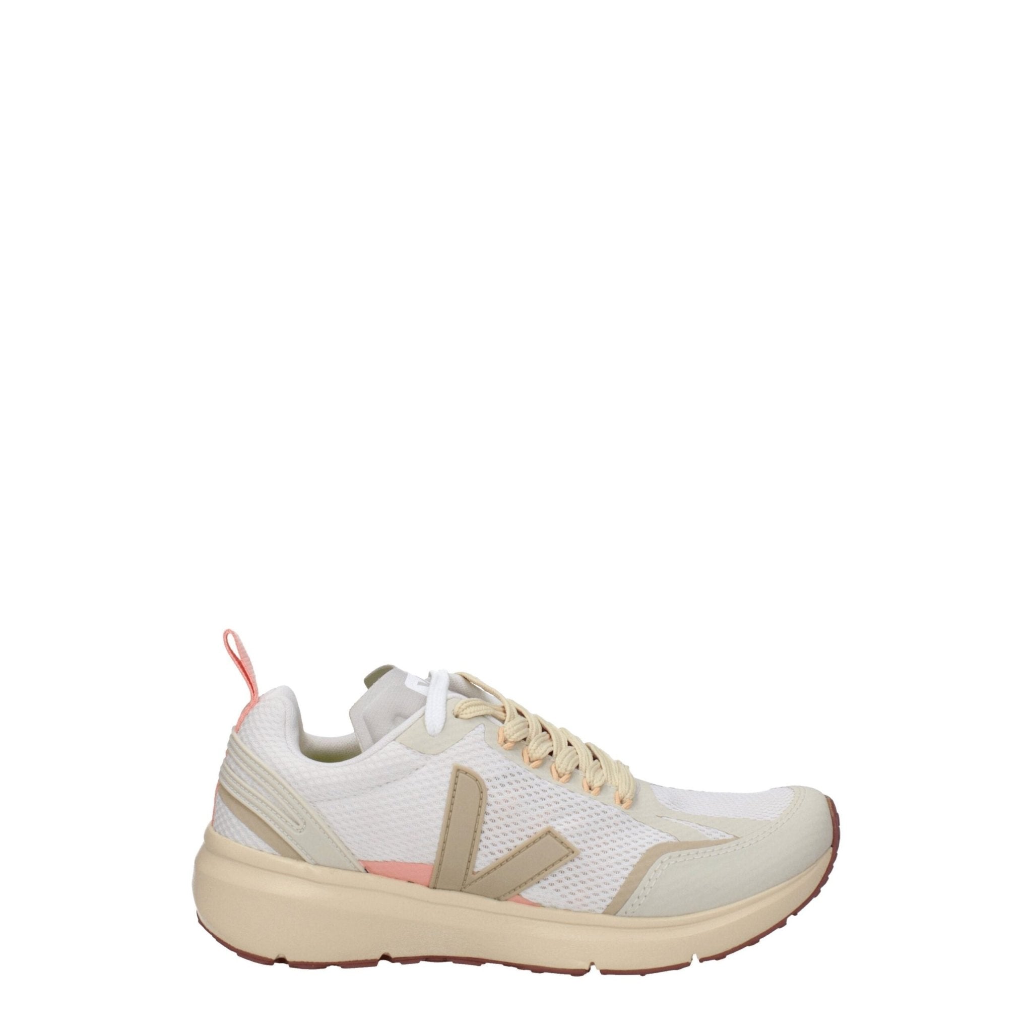 Beige Fabric Athletic Sneakers - TIZZIL