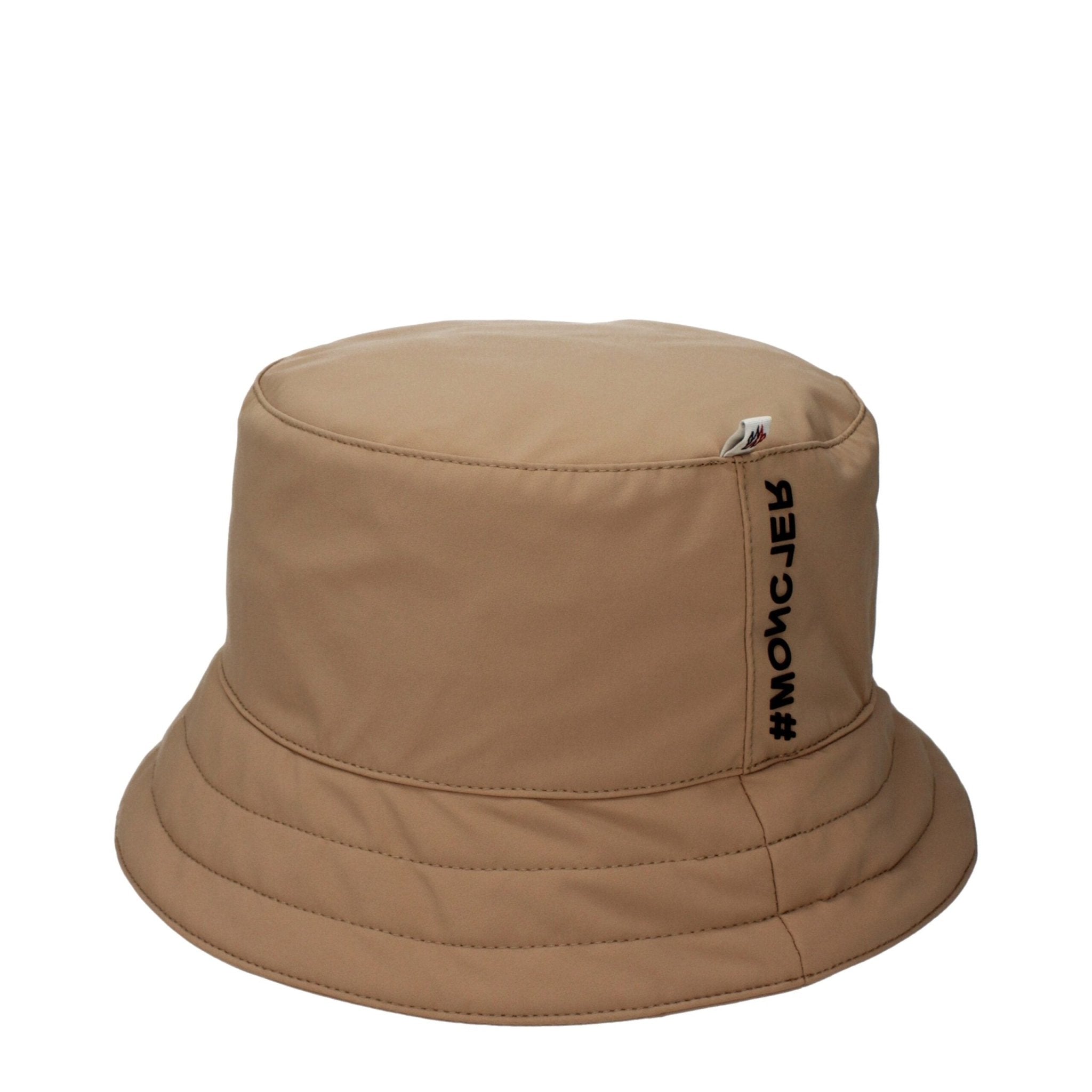 Beige Fabric Bucket Hat - TIZZIL
