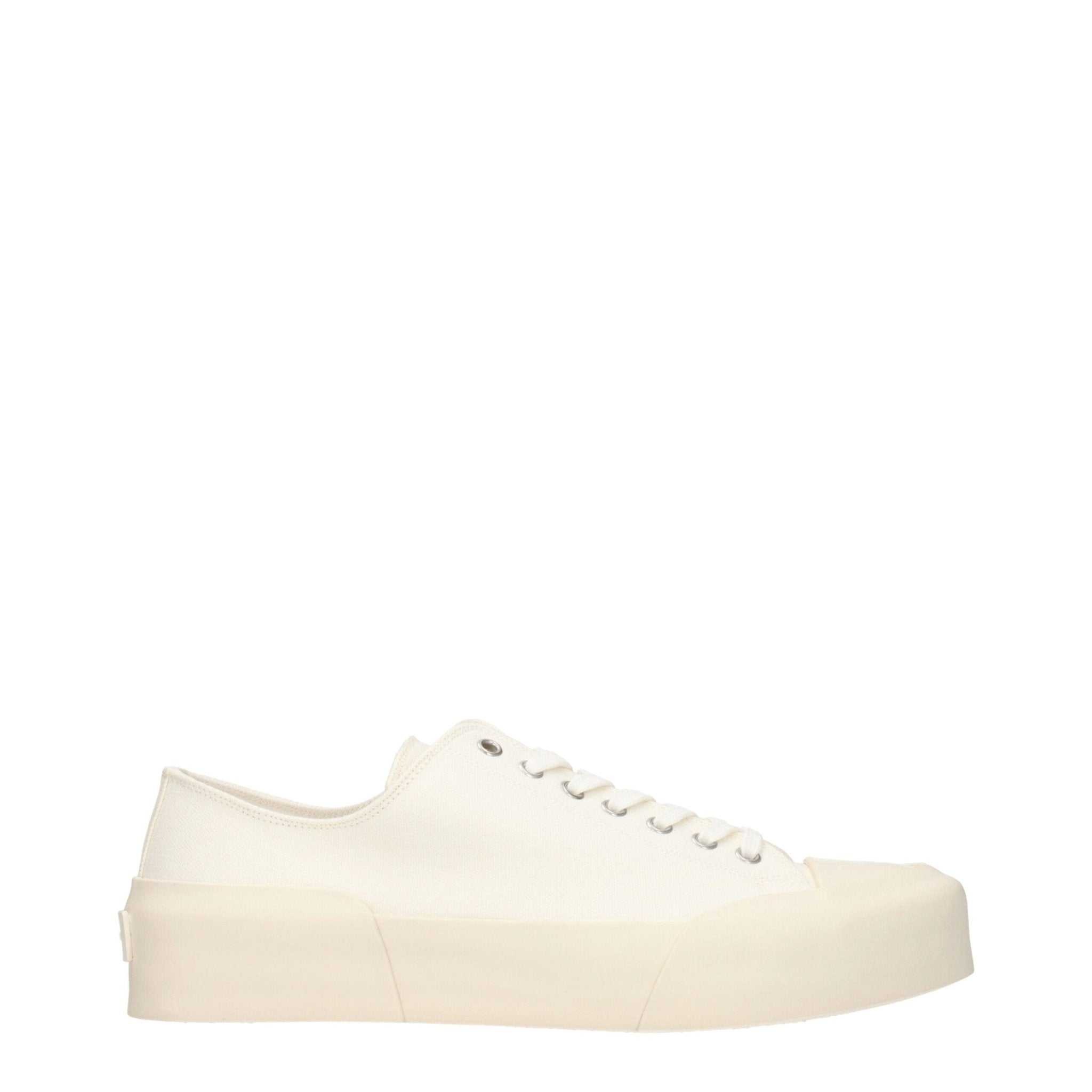 Beige Fabric Low Top Sneakers - TIZZIL