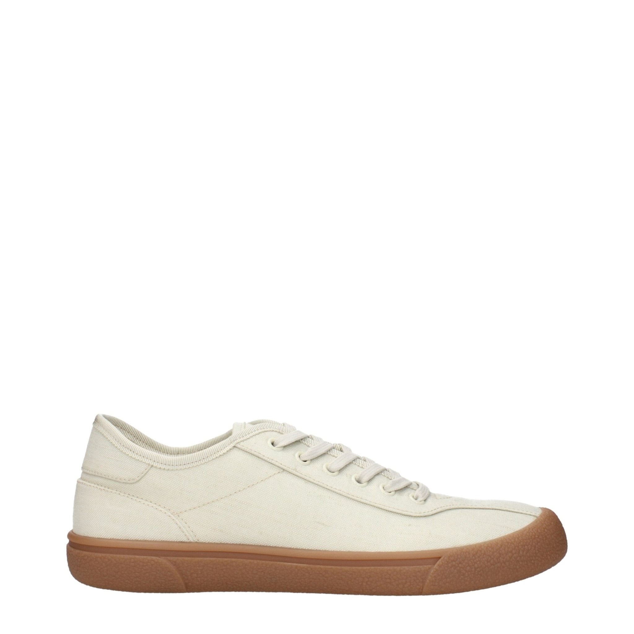 Beige Fabric Sneakers - TIZZIL