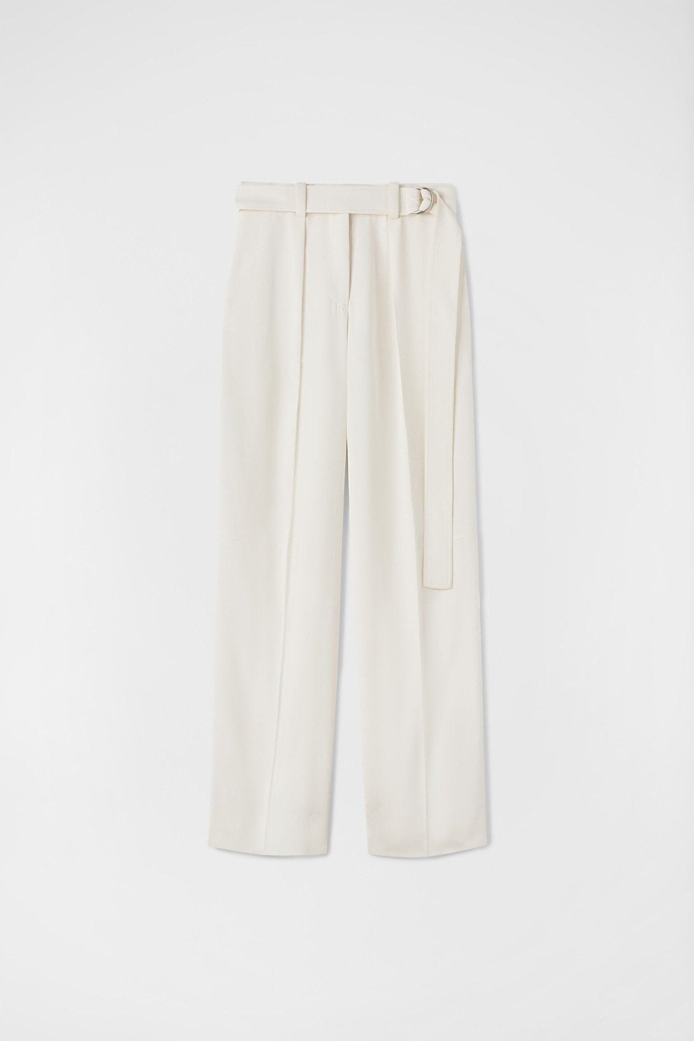 Beige Fibres Dress Pants - TIZZIL