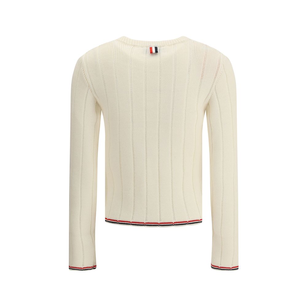 Beige Fleece Wool Sweatshirt - TIZZIL