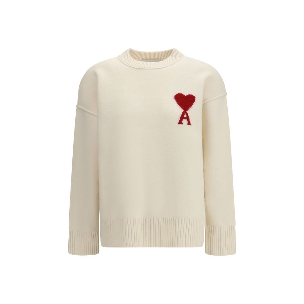 Beige Fleece Wool Sweatshirt - TIZZIL