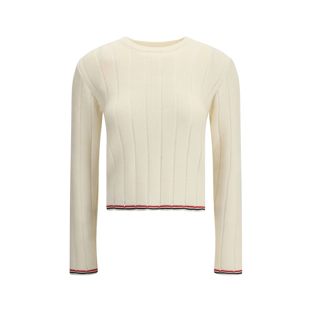 Beige Fleece Wool Sweatshirt - TIZZIL