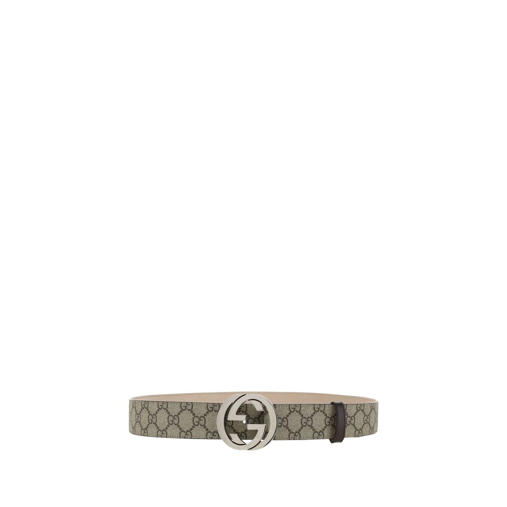 Beige GG Supreme Belt - TIZZIL
