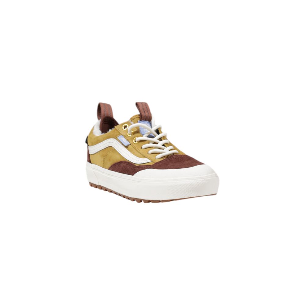 Beige Leather Athletic Sneakers - TIZZIL