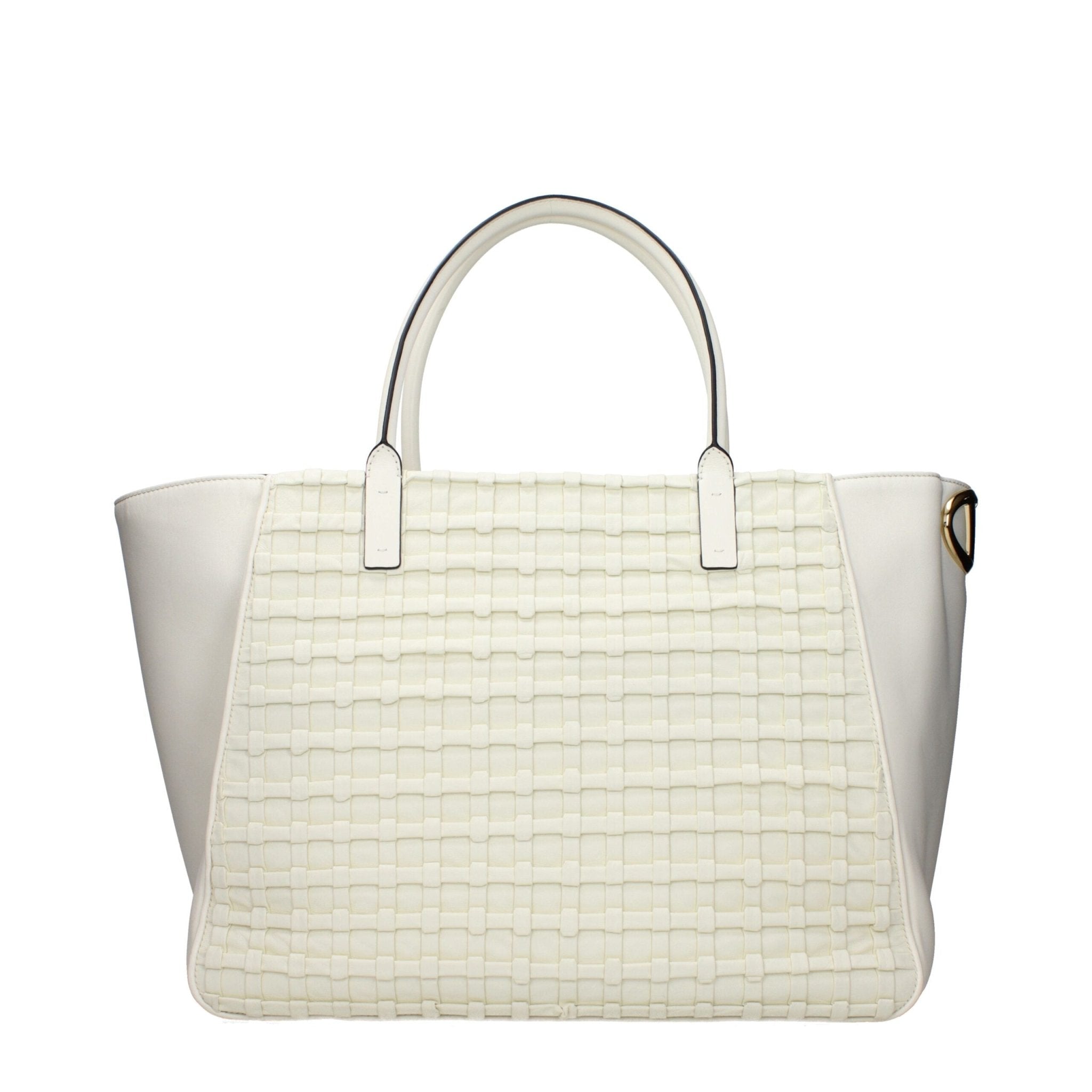 Beige Leather Handbag - TIZZIL